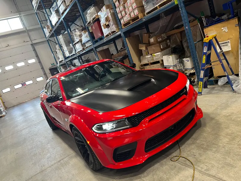 Charger Widebody Satin Accents on Dodge Charger Scat Pack Widebody