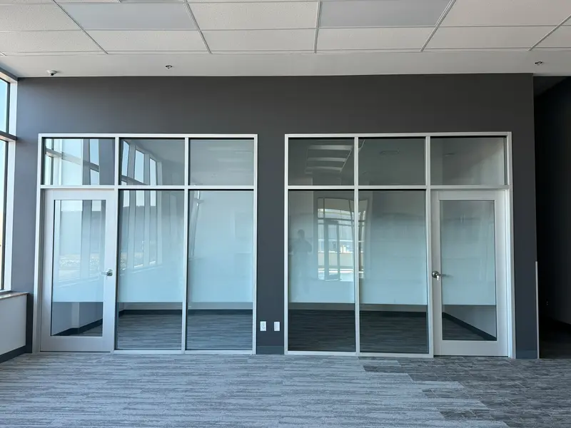 Frosted & Privacy Glass Films on Office glass partitions & doors