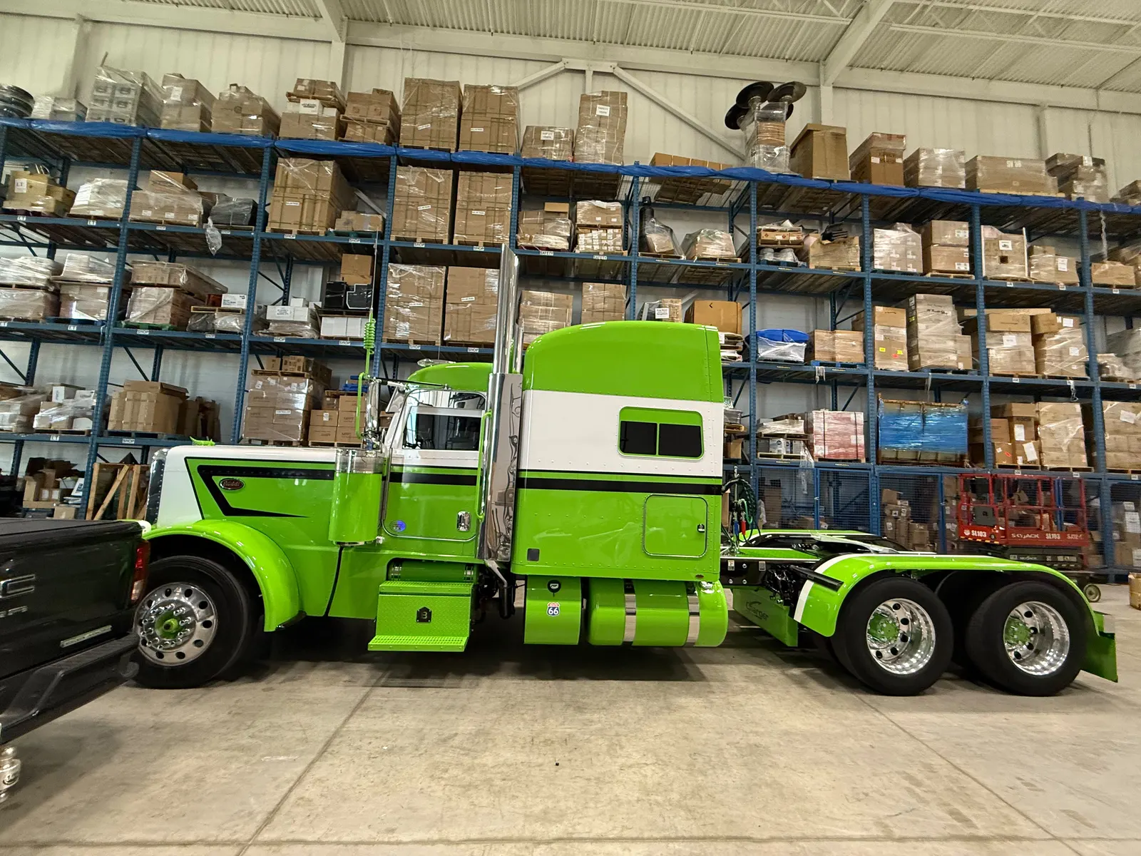 Classic Peterbilt in the PrintXWraps facility